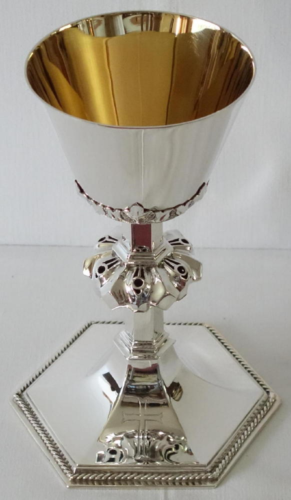 silver wedding chalice